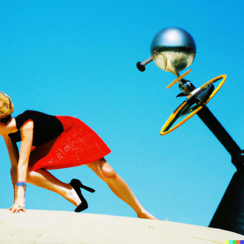 the discovery of gravity, photograph taken by Alex Prager